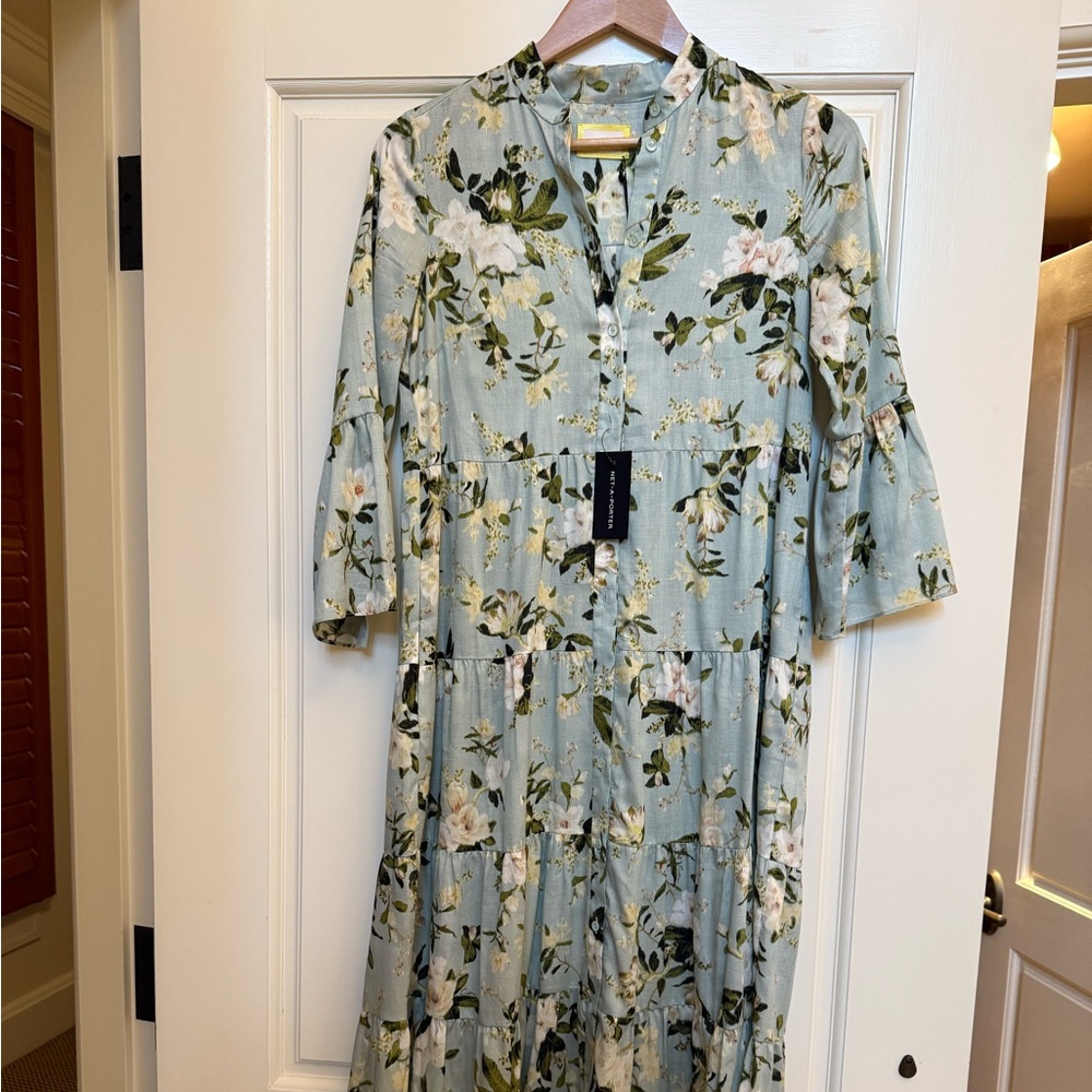 Erdem Panthea Floral Shirt Dress